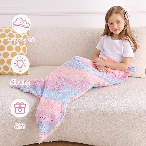 Viviland MERMAID TAIL BLANKET Tail Blankets Glow In The Dark thumb #6
