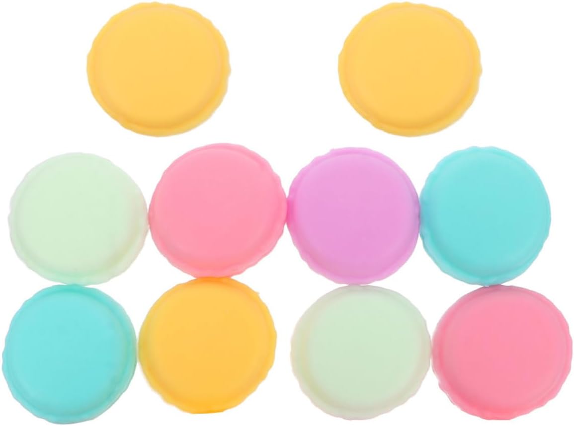 YARNOW 10pcs Macaron Jewelry Storage Box Small Plastic Organizer