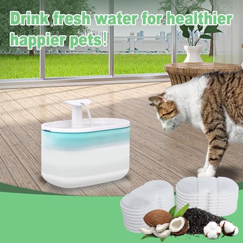 Filtros de repuesto para fuente de agua para gatos, pack 16 miniatura 6