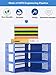 Leven Sturdy Magazine File Holder/Desk Organizer for Office Organization and Storage with 3 Vertical Compartments