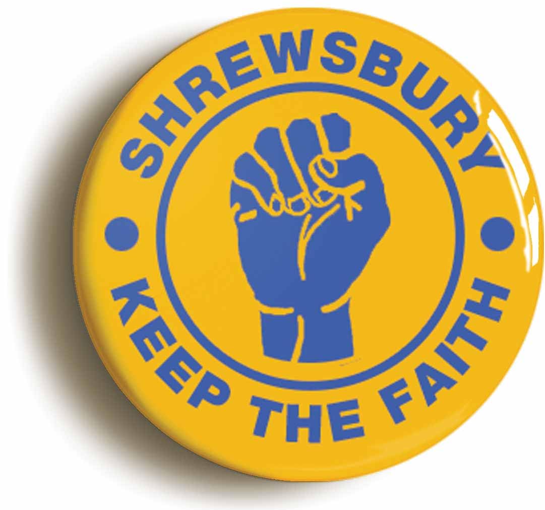 Shrewsbury Keep The Faith Northern Soul Fridge Magnet (Circular 2inch / 50mm Diameter)