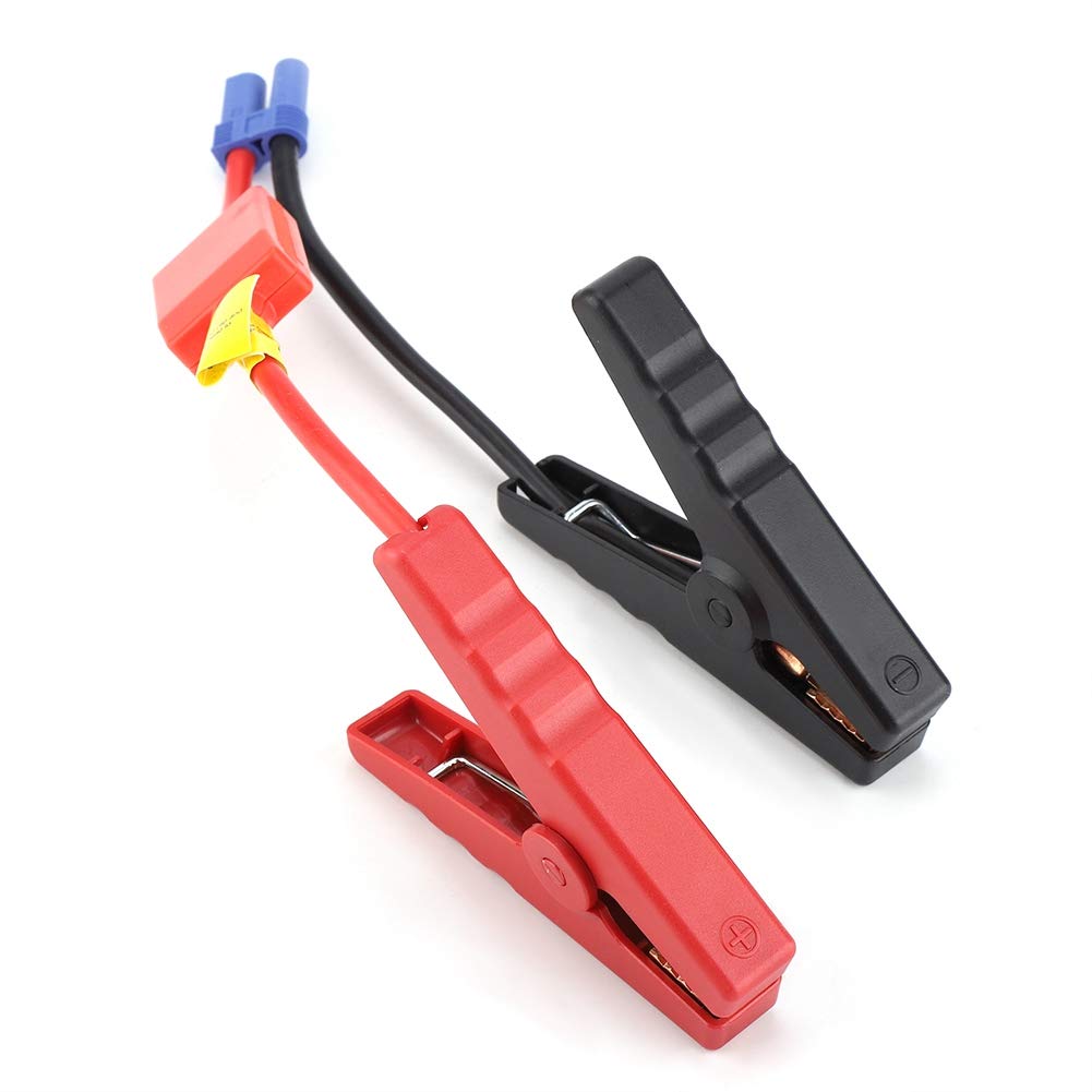Ymiko Car Jump Starter Power Bank, Portable 12V Car Jump Starter Motor Cargador de Batería Banco de Energía Compatible con Motor de Gasolina 3.0L(Negro)