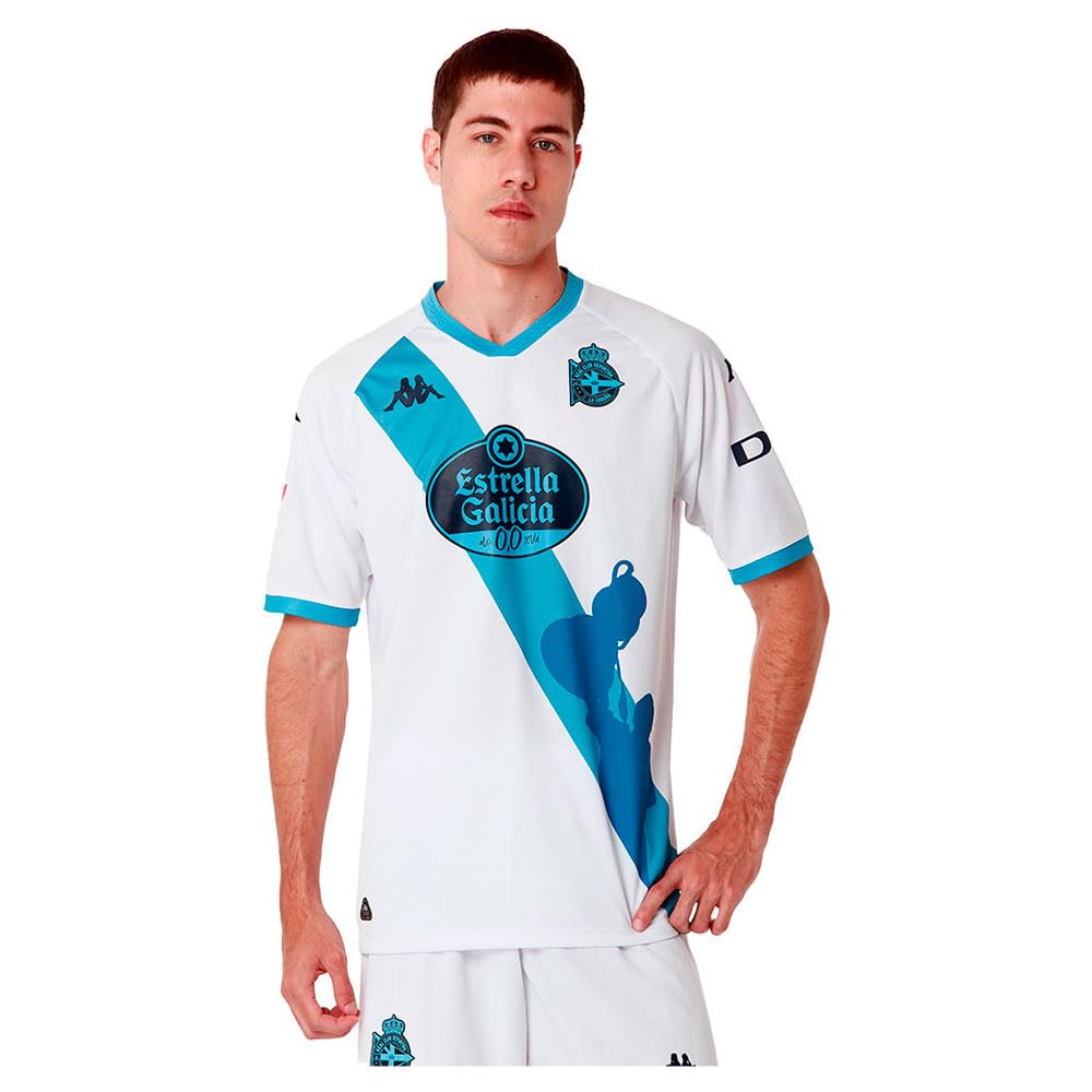 Kappa Deportivo La Coruña Kombat 24/25 Third Junior Short Sleeve T-Shirt 10 Years