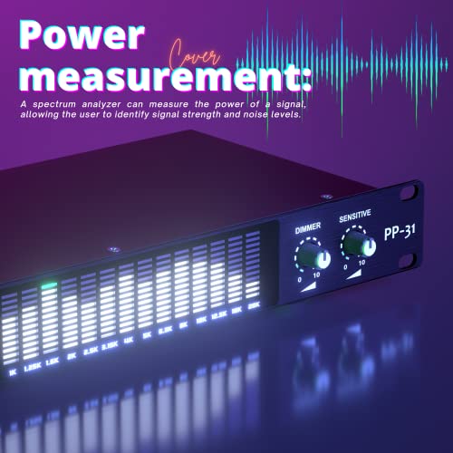 Image of BDS PP-31 Digital Audio Spectrum Analyzer Display Music Spectrum VU Meter White