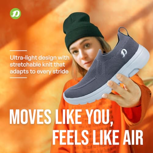 Men's Sports Shoes with Memory Foam Cushioned Insole| Running Walking Gym Training Jogging Athletics| Comfortable & Stylish| Casual & Lightweight|Slipon Sneaker Gent's Boy's ART-20083