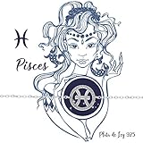  Pulsera Piscis Plata de Ley - Pulsera signo del Zodíaco