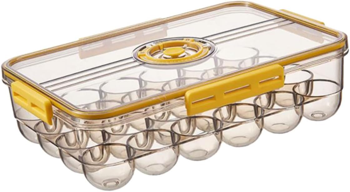 jojofuny Transparent Egg Fresh-keeping Box for Refrigerator Storage Container Safe and Practical Organizer for Home Use Keep Food Fresh and Organized