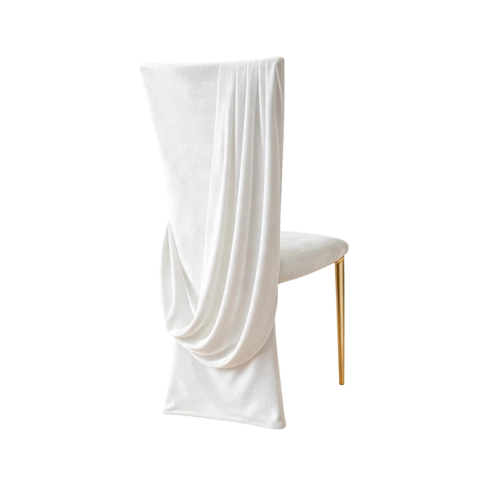 PANGBOER Luxurious Chair Cover for Ceremonies Celebration and Formal Gatherings Wedding Chair Cover