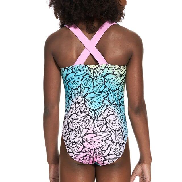 PUMA Girls' Crossback One Piece Swimsuit4