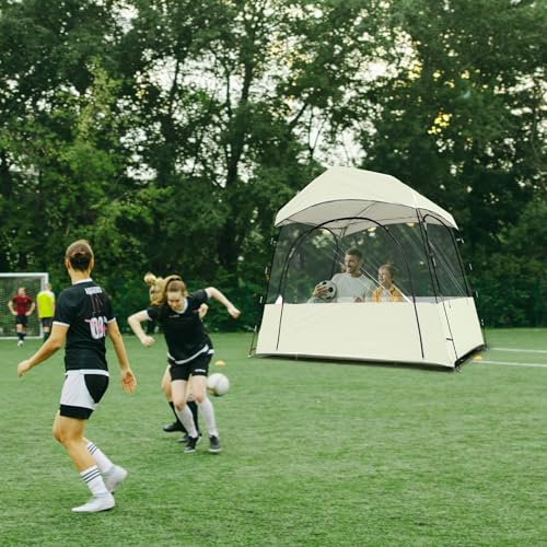 Redcamp Outdoor Sports Tent - Instant Tent Shelter, Large Size 4-5 Person Clear Weatherproof Tent With Storage Bag For Watching Sports Events, Soccer, Baseball, Camping, Sun Or Rain Protection thumb #7