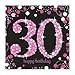 Produktbild Adult Pink Celebration 30th Birthday Luncheon Napkins