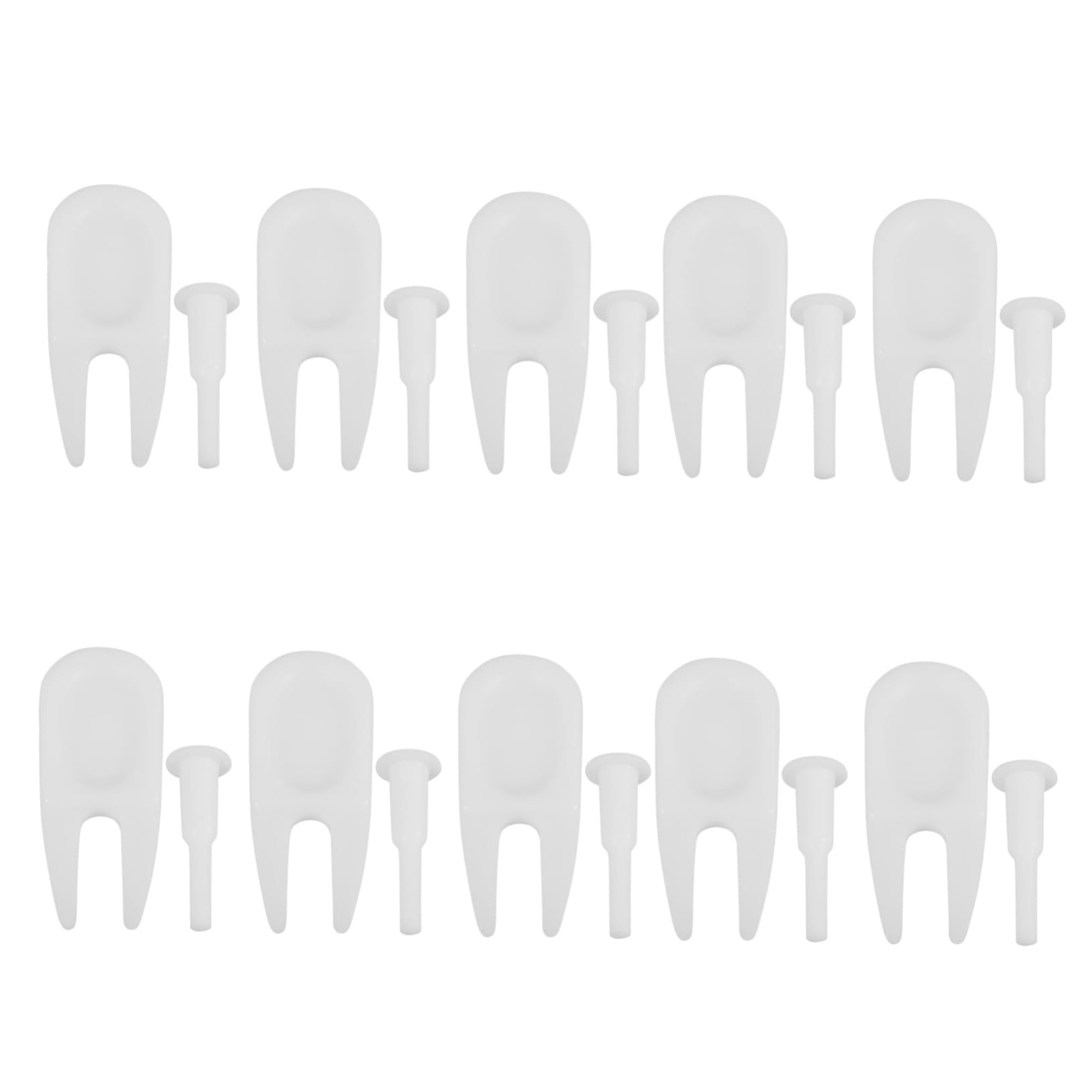 Totority 10Sets Yoga Ball Stopper Replacement Inflatable Exercise Ball Plugs with Remover Tools and Long Stoppers for Yoga Balls Durable Design for Fitness and Therapy