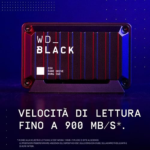 D30 500 GB Game Drive SSD - Velocità e capacità di archiviazione, compatibile con Xbox serie X|S e PlayStation 5 - Hdd - Immagine 4