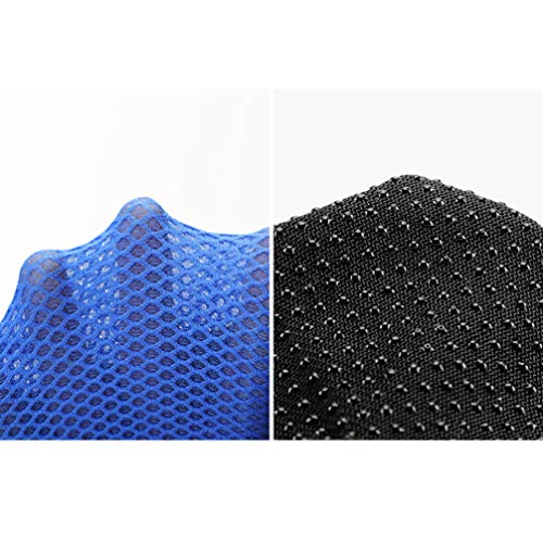 CLISPEED 1 par Luvas de Pesca Antiderrapante Luvas Sem Dedos Duplas Protetor de Dedo para Pesca (Azu