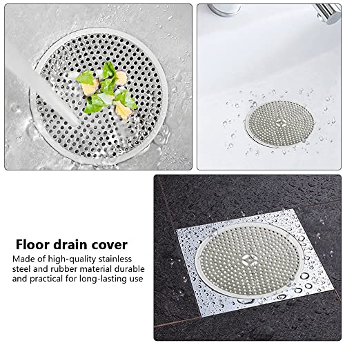 ComPDCVD 2 Pcs Griglia Doccia Capelli Filtro