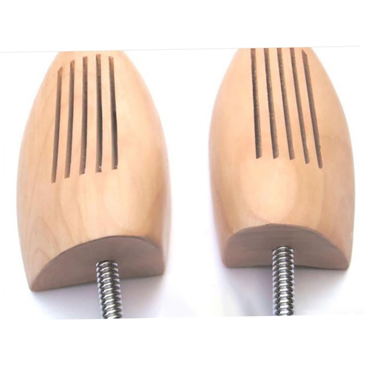 PACKOVE Schuhpflegeset 4 Paare Schuhweiter Verstellbarer Schuhspanner Schuhhalter Schuhbaum Schuhformer Lederschuhe Bahre Bambus Schuhpflege