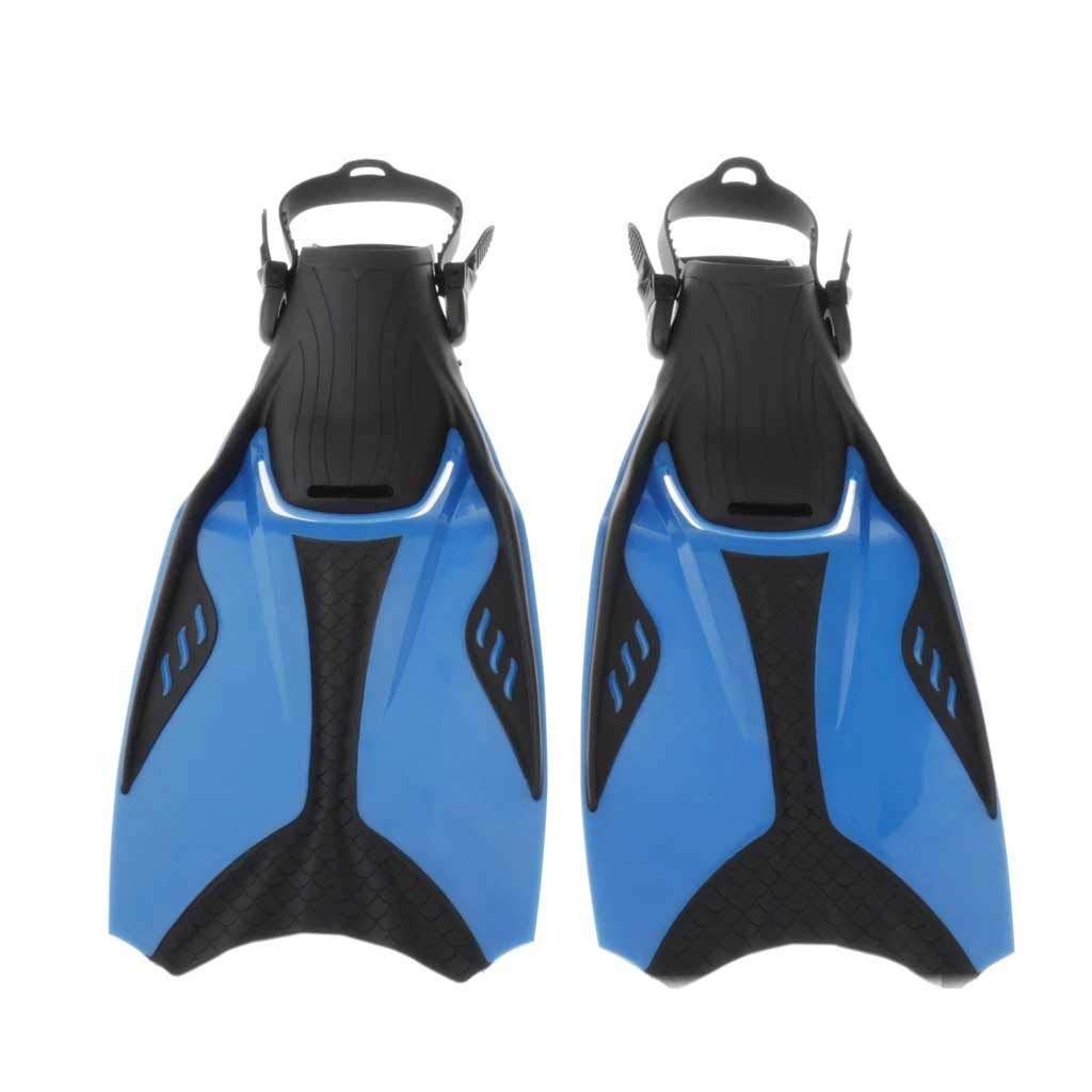 Palmes de Natation, Palmes de plongée en apnée for Jeunes Adultes Palmes Talon Palme Courte Palmes de Natation Palmes de plongée en apnée Équipement de plongée