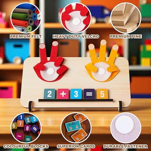 Image of Educational Math Learning & Activity Toys for Kids 3-5 | Interactive Early Brain Development Montessori Toys for 3-4 Years Old | Number Blocks for Toddlers 3,4 | Birthday Gift for Boys & Girls