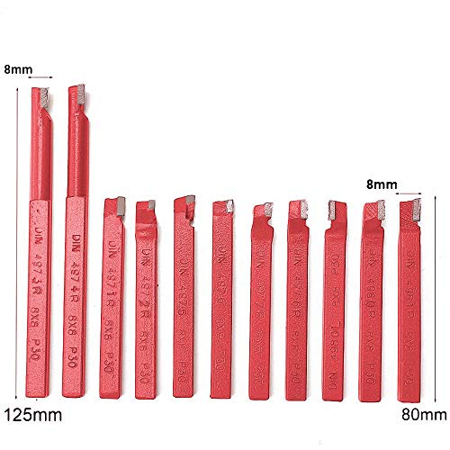 11 piezas juego de fresas de carburo 88mm para metal miniatura 4