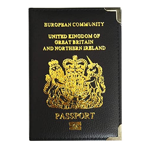 Grids London Ltd Passport Holder UK European Travel Cover PU Leather Protector Wallet Black Grids London Ltd Passport Holder UK European Travel Cover PU Leather Protector Wallet Black