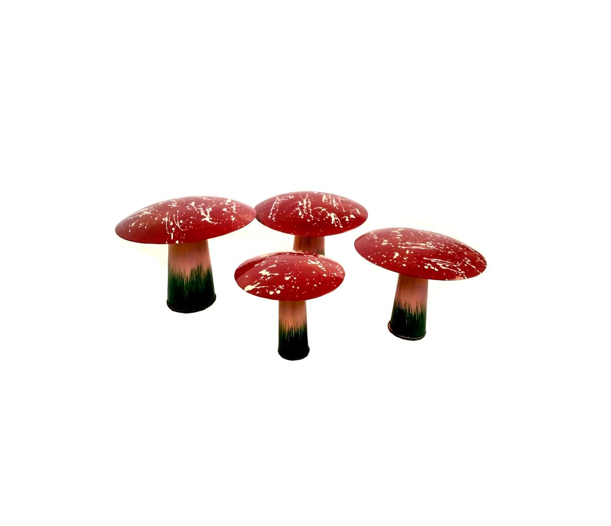 Wonderland Garden Arts and Craft Metal Mushroom Set (Multicolour, Standard) -Set of 4 (B08NDFJV93) Amazon Price History, Amazon Price Tracker