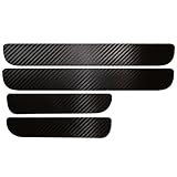 Paket enthalten: je länger die 2 Stück sind entworfen für die vorderen Door Sill, Größe: 57 cm x 7,8 cm; die kleinere 2 Stück sind für hinten Door Sill, Größe: 35 cm x 7,3 cm.