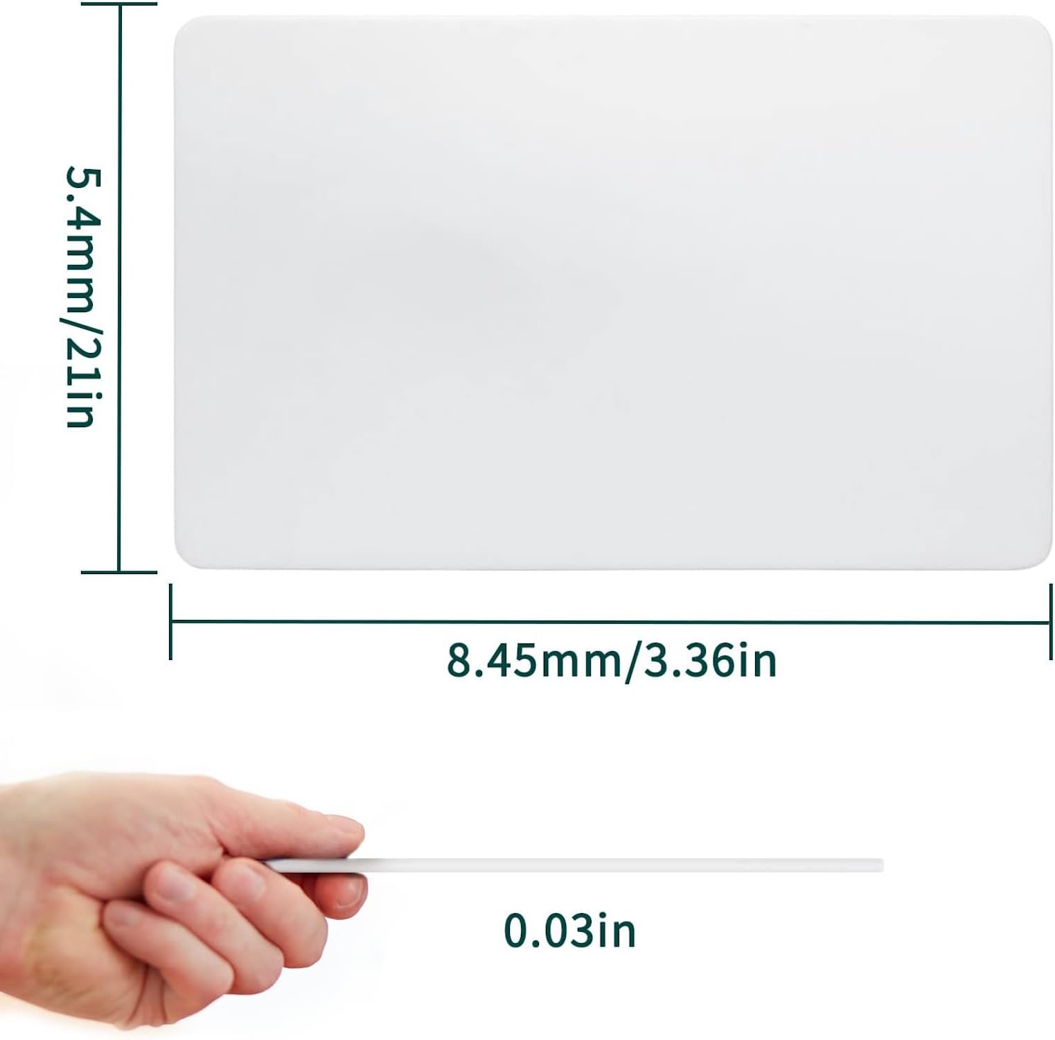 Boye Smart Card TK4100BM 200 Tessere PVC RFID 125 Khz con Banda Magnetica, Set di 200 Pezzi