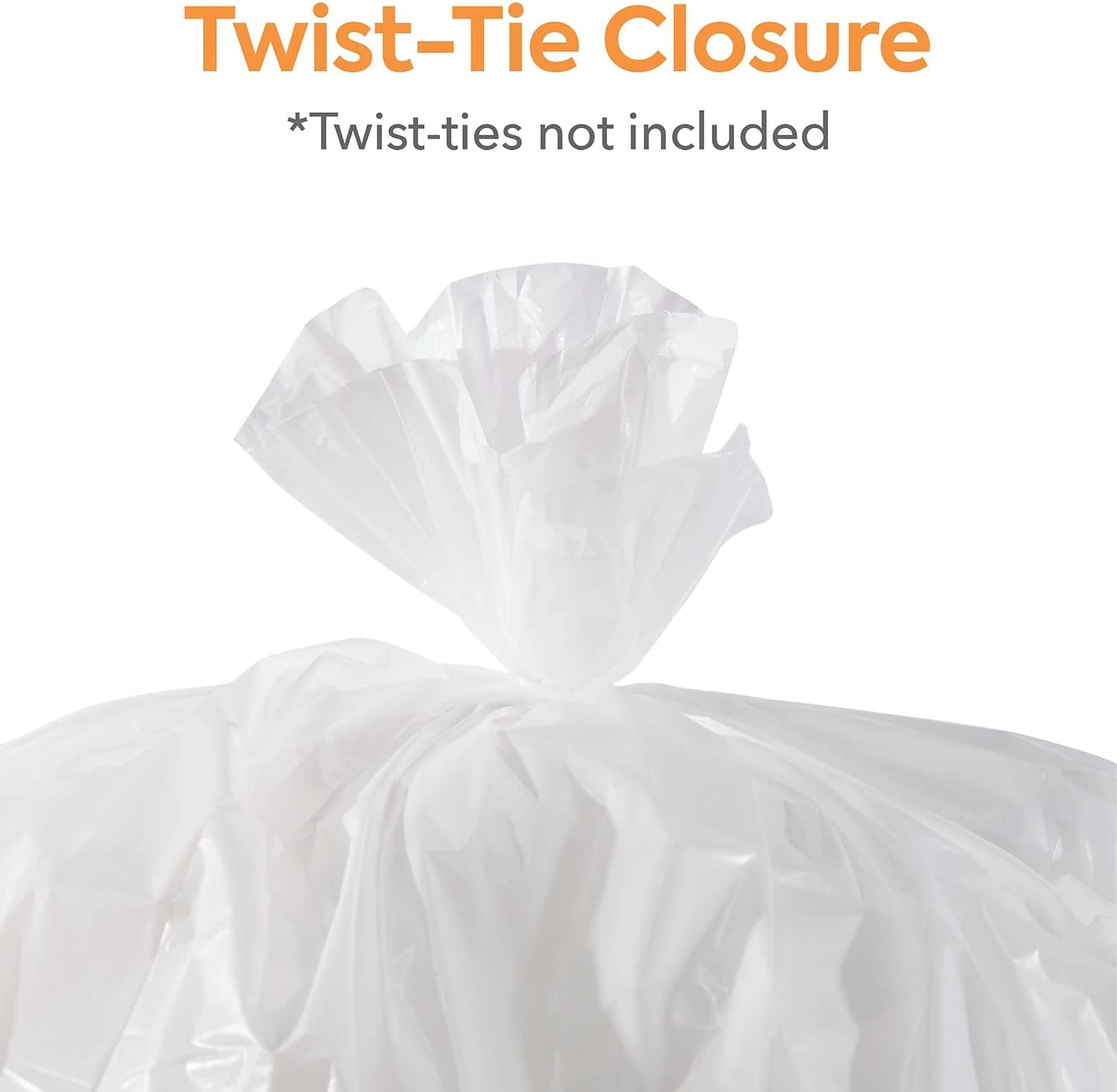 Coastwide Professional 30-33 Gallon Trash Bag, 33" x 39", Low Density, 0.74 mil, White, 150 Bags/Box
