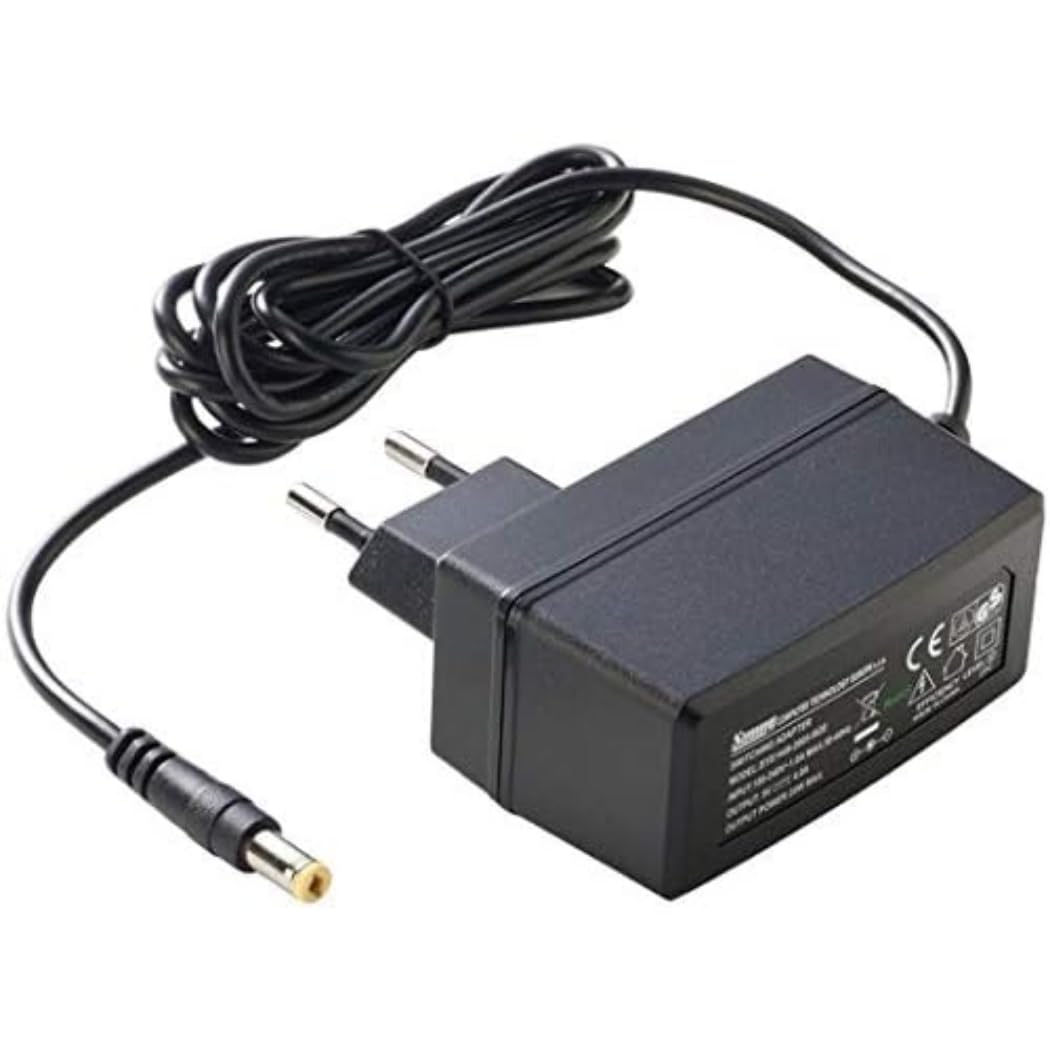 PremiumCord Universelles Netzteil 230V / 5V / 2.4A, AC/DC-Netzteil, Netzadapter und Stromkabel für Router und andere 5 V-Geräte, 5,5 mm/2,1 mm Ausgangsstecker, Kabellänge 1,4 m