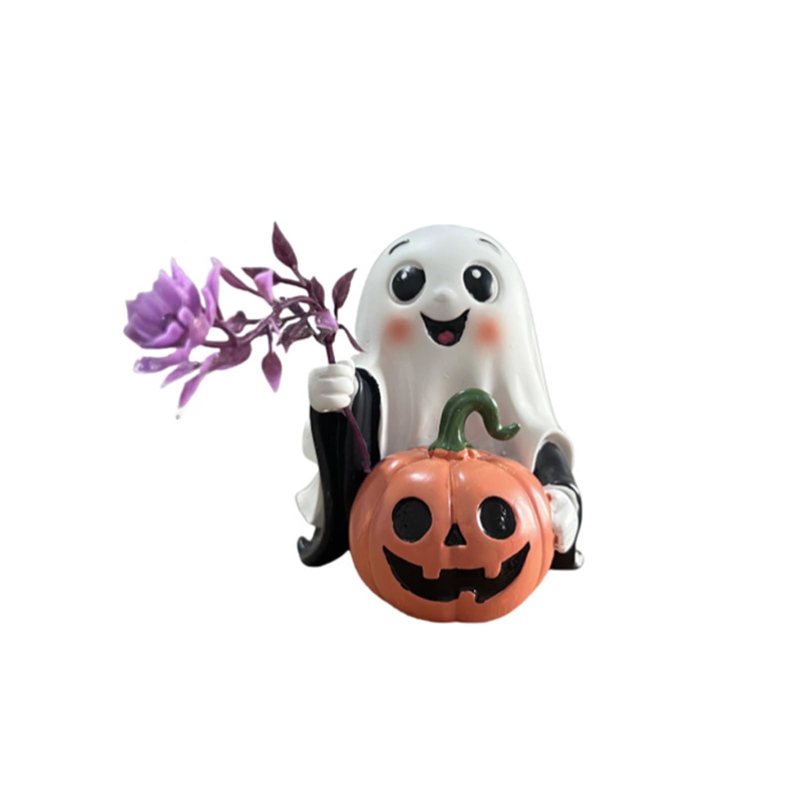YIXANNX Spooky Halloween Handmade Sculpture Suitable For Pumpkin Dog Figurine Creating Festive Atmosphere Pumpkin Ren Ornament, 2