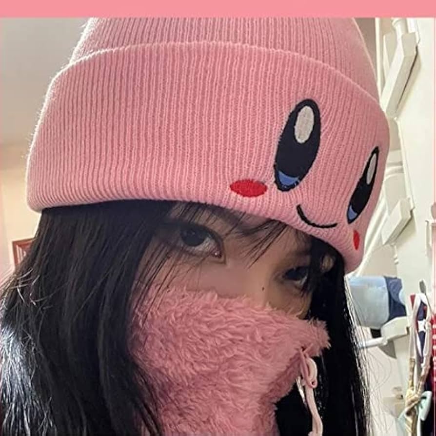 Amazon.co.jp: for 星のカービィ ニット帽 ビーニー ニットキャップ