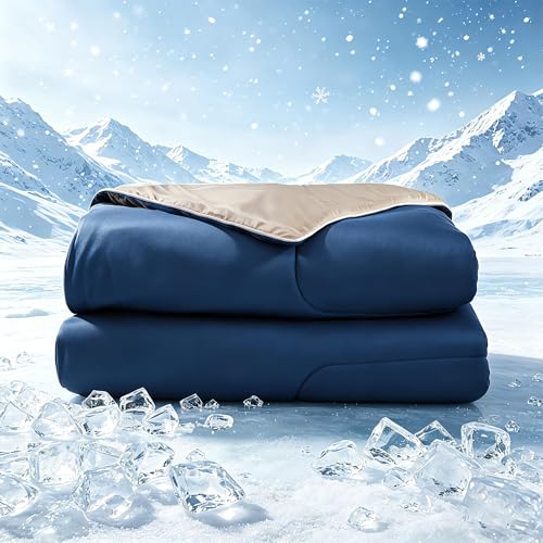 Cosybay Cooling Comforter Queen, Double-Sided Cold Tech Fabric, 90''x 90'' - image 1