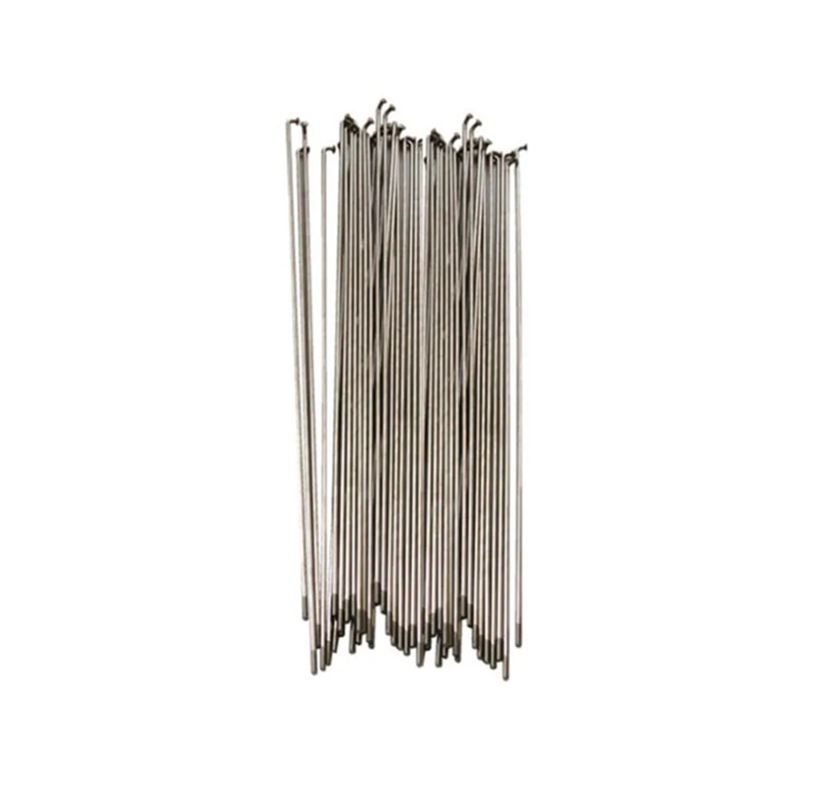 Rayons De Vélo En Acier Inoxydable 14G J Bend - 36 Pièces, Longueur 294 Mm, Avec écrous, Couleur Argent, Pour Vélos Route Ou VTT