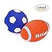 EETOYS Soft Bouncing Latex Squeaky Floating Toy Fetch Throw Ball For Dog