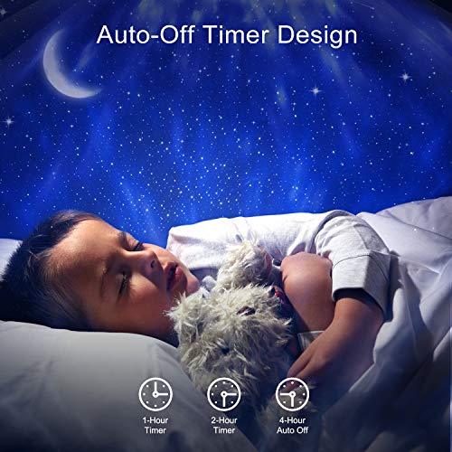 Riarmo Galaxy Star Projector, [2020 Upgraded] Night Light Projector