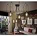 ZHMA Ceiling Spider Lamp Light Pendant Lighting, Antique Classic Adjustable DIY Lighting Chandelier Modern Chic Industrial Dining 8 Arms(Each with 1.7m Wire)