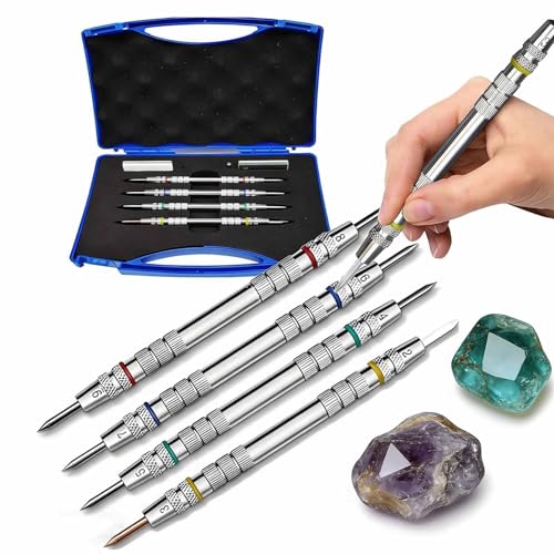 Kit test Mohs avec boîte de rangement pour éviter les fausses pierres et contrefaçons