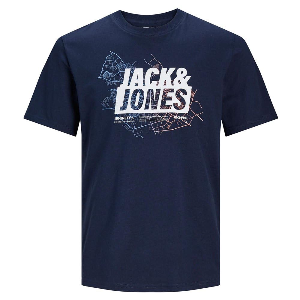Jack & Jones Jcomap Logo tee SS Crew Neck Jnr Camiseta para Niños