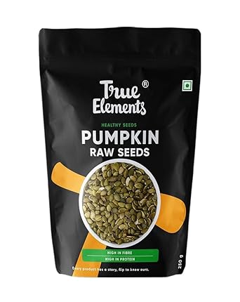 True Elements Pumpkin Seeds 1kg - Immunity Booster Seeds for Eating | Protein Rich Seeds for eating | Healthy Diet Snacks - image, photos