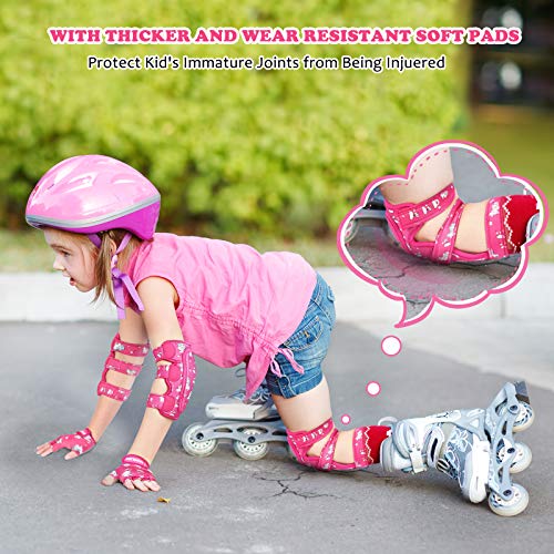 image for Knee Pads for Kid Protective Gear Set , WILDMAX Adjustable Soft Knee P
