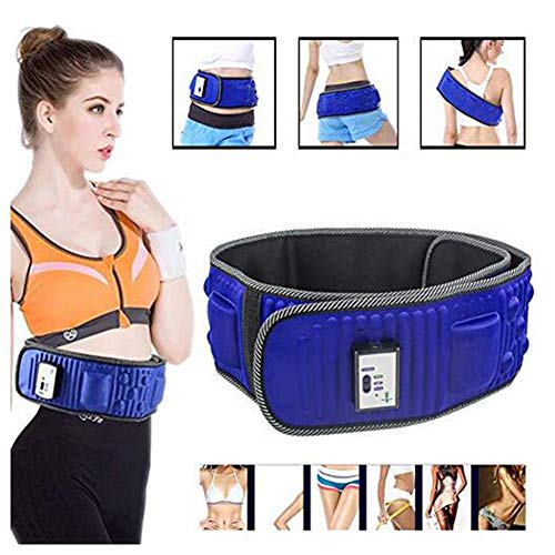 Slimming Belt Massage Electric Vibrating Waist Exercise Leg Belly Fat Burning Heating Abdomen Massager