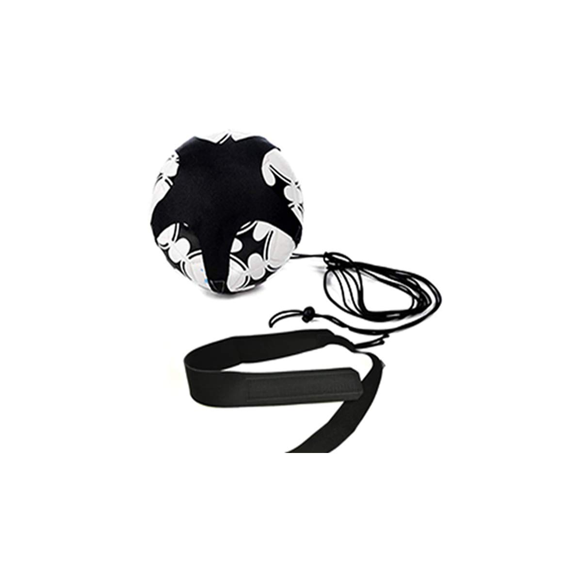 SagaSave Football Training Aid, Football Kick Trainer Equipment Set, Hands Free Solo Practice Training Aid with Elastic Adjustable Solo Kicking Belt for Kid and Adult Trainer(Soccer not Included)