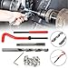 Ywdiml 15PCS M10 x 1.0mm Car Thread Repair Insert Kit, Stainless Steel Vehicle Helicoil Thread Repair Kit Compatible Hand Tool Set, Auto Repairing Accessories, Universal for SUV RV Truck