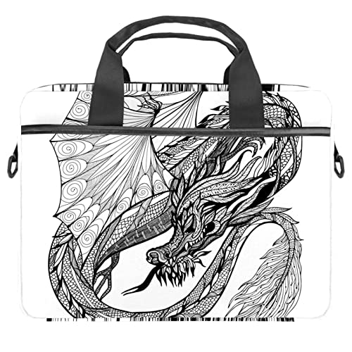 Sacoche ordinateur 13 pouces Crown dragon pour vos trajets quotidiens