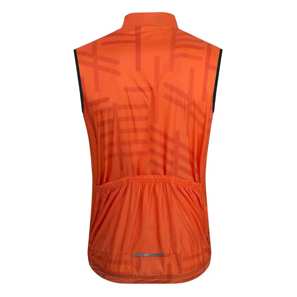 Generico Maglia da Ciclismo in Rete Nera Senza Maniche Traspirante Antivento Gilet per Bicicletta