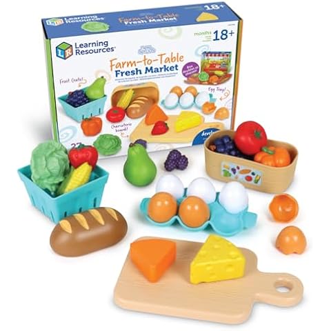 Learning Resources New Sprouts Farm Fresh Market Set Cover