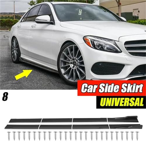 Extensiones faldones laterales para cubrir roces en panel basculante de coche Benz 2