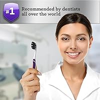 Vista 6 de GuruNanda Butter on Gums - Cepillo de dientes de carbón - Más de 8,000 cerdas Softex para dientes y encías sensibles, ayuda al blanqueamiento