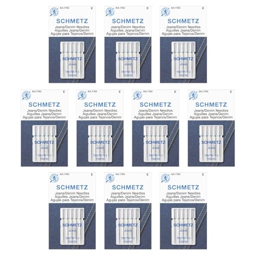 SCHMETZ Jean & Denim Sewing Machine Needles - Precision Needles