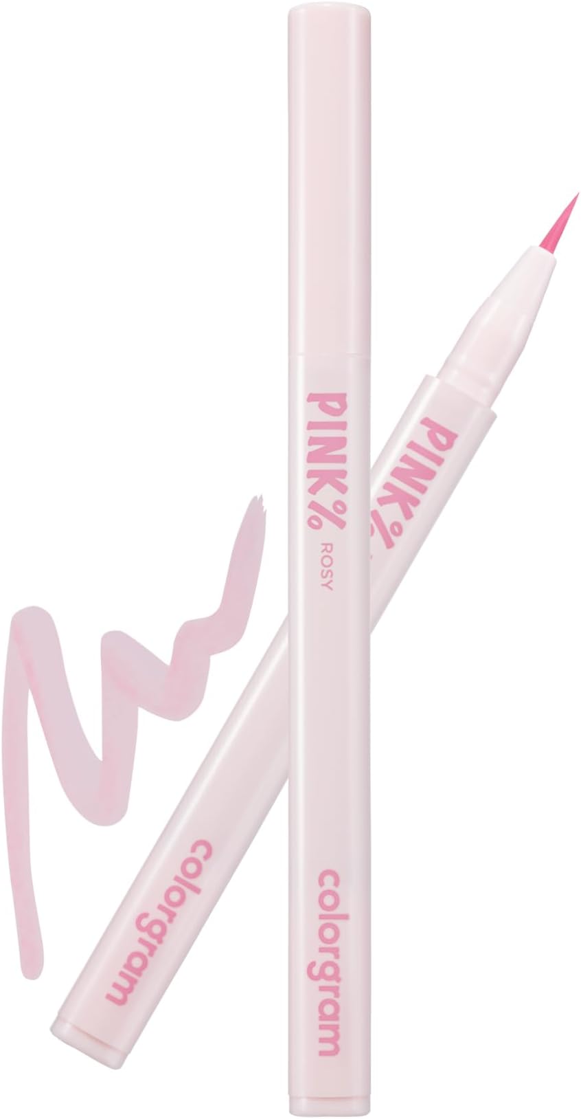 Shade Re-Forming Brush Liner 04 Pink | Silky-Smooth Soft Long-Lasting Eyeliner, Point Eye Makeup, Smudgeproof, All Day Wear Party Makeup